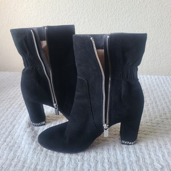 Michael Kors Dolores Bootie in Black Suede Women's Size 8.5 - Picture 13 of 16